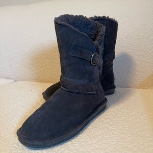 BearPaw Black Winter Boots
